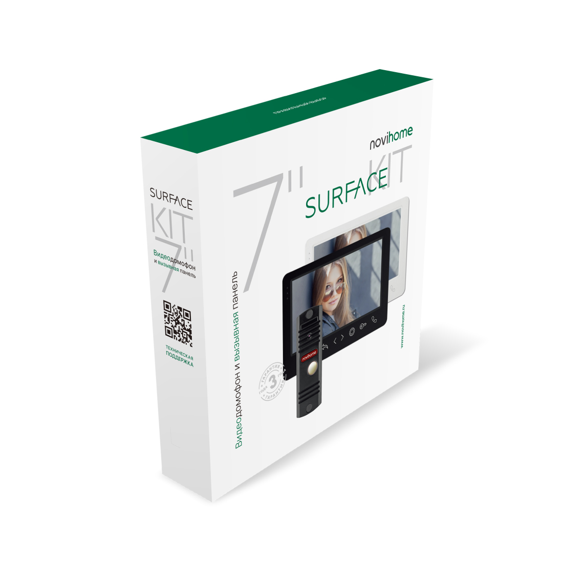 7’’ Full HD видеодомофон WHITE SURFACE 7 FHD KIT