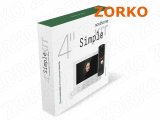 Комплект из 4.3" видеодомофона и вызывной панели SIMPLE 4 KIT